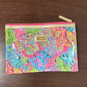 Lilly Pulitzer Multicolor Tropical zippered Pouch